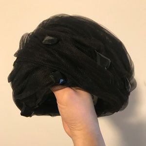 Gorgeous Vintage Christian Dior Tulle Turban/ Hat